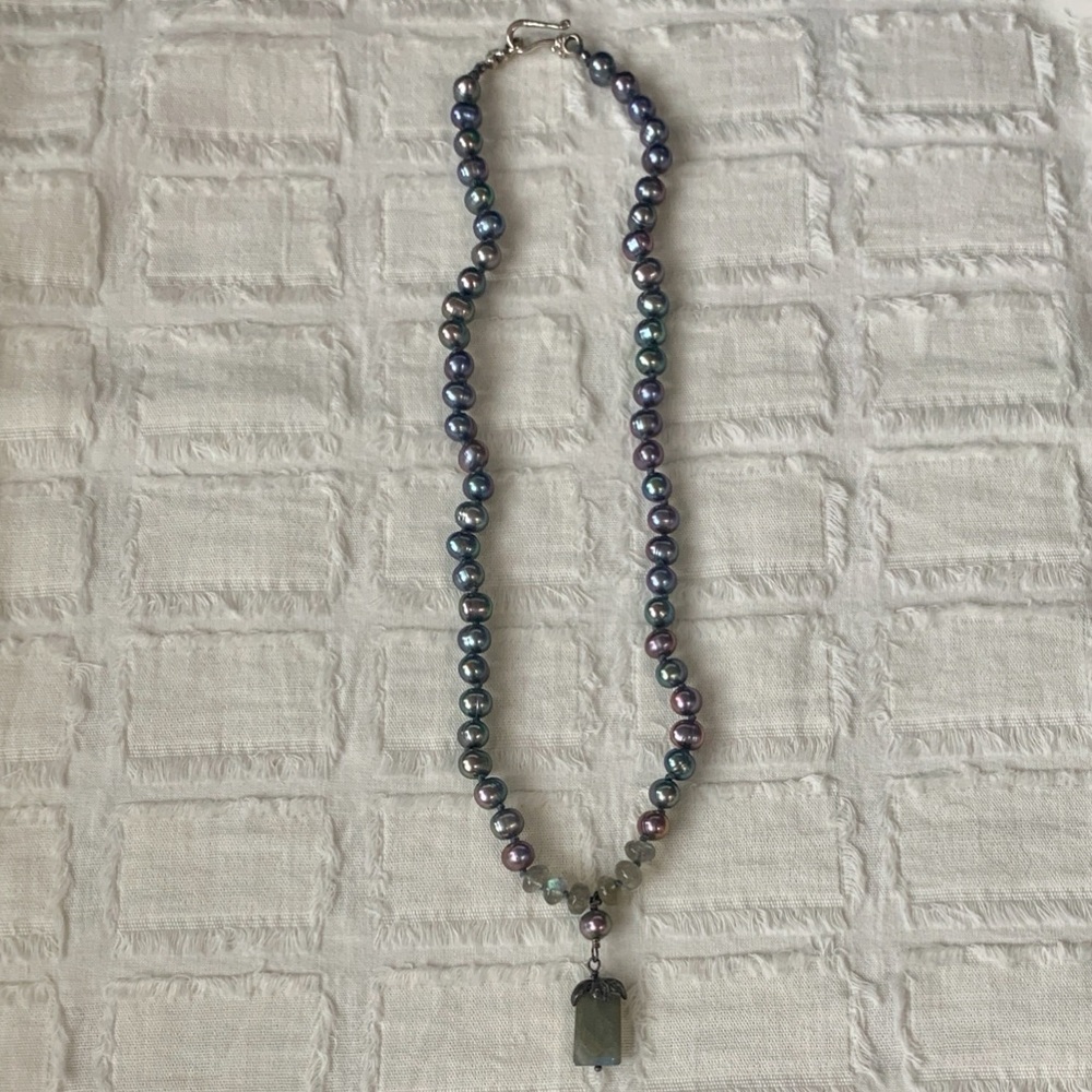 Chan Luu Pearl & Lab Necklace - Picture 2 of 14